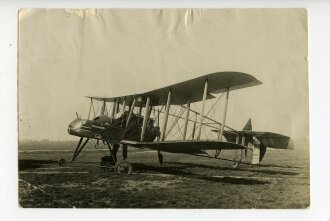 1. Weltkrieg, Foto einer englischen Maschine "...