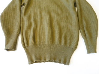 U.S. Army WWII, sweater, high neck, vgc, Schulterbreite 45 cm, Armlänge 57 cm