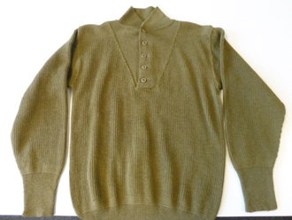 U.S. Army WWII, sweater, high neck, vgc, Schulterbreite 45 cm, Armlänge 57 cm