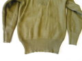 U.S. Army WWII, sweater, high neck, vgc, Schulterbreite 45 cm, Armlänge 57 cm