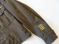 U.S. Army June 1944 dated Jacket, Field, wood OD ( Ike jacket ) size 34 L,  3rd Army member, Bronze star and purple heart, two years of service overseas ( 4 overseas servive bars, each for 6 months)