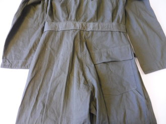 U.S. Army 1943 dated, Armoured troops, Suit, HBT OD No7, One-Piece special. Size 40L, vgc,  Schulterbreite 49 cm, Armlänge 65 cm