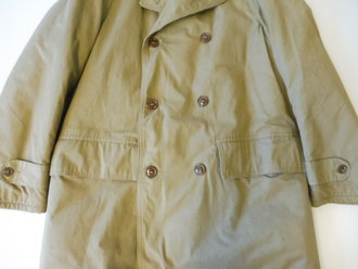 U.S. Army 1943 dated, Mackinaw Coat ( so called Jeep Coat ) Site 38, vgc, Schulterbreite 45 cm, Armlänge 65 cm