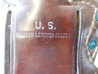 U.S. WWII Colt holster made by "Warren Leather Goods"