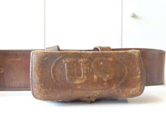 U.S. M1902 Garrisson belt with box dated 1903, Länge des Riemens 94 cm