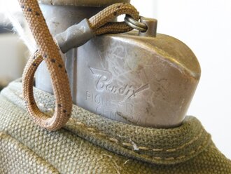 U.S. Vietnam war, Arctic/ Insulated Canteen. Steel Canteen dated 1961, cover without visible date but early belt hook