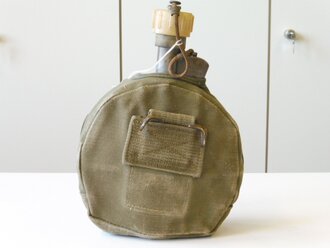 U.S. Vietnam war, Arctic/ Insulated Canteen. Steel Canteen dated 1961, cover without visible date but early belt hook