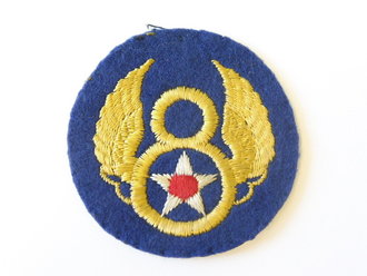 U.S. Army Air Forces, 8th Army shoulder patch ( stationed in England ) most likely British made