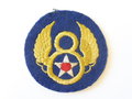 U.S. Army Air Forces, 8th Army shoulder patch ( stationed in England ) most likely British made