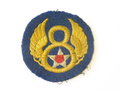 U.S. Army Air Forces, 8th Army shoulder patch ( stationed in England ) most likely British made