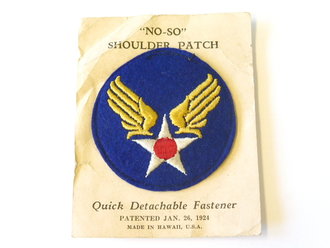 U.S. Army Air Forces Patch " Quick Detachable Fastener" Made in Hawaii