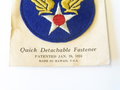 U.S. Army Air Forces Patch " Quick Detachable Fastener" Made in Hawaii