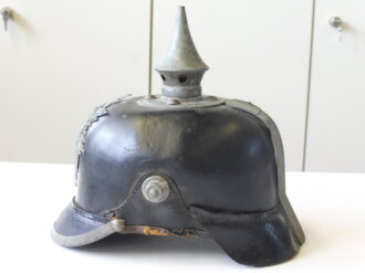 Sachsen, feldgraue Pickelhaube für Mannschaften , Kammerstück 139.R