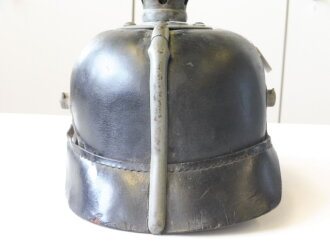 Sachsen, feldgraue Pickelhaube für Mannschaften , Kammerstück 139.R