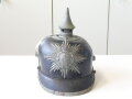 Sachsen, feldgraue Pickelhaube für Mannschaften , Kammerstück 139.R