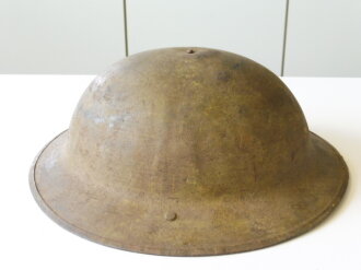 U.S. WWI steel helmet , British made Brodie helmet for the U.S. Original paint, named