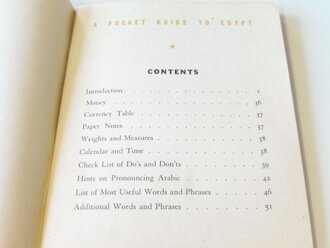U.S. 1943 dated Pocket Guide to Egypt