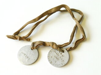 U.S. WWI dog tag set