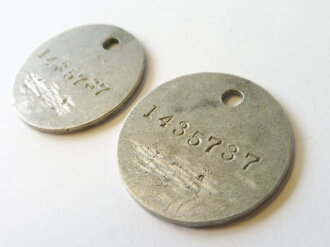 U.S. WWI dog tag set