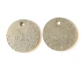 U.S. WWI dog tag set