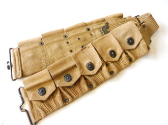 U.S.WWI Mills M1910 Dismounted Rifle Cartridge Belt,...