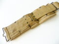 U.S.WWI Mills M1910 Dismounted Rifle Cartridge Belt, early version with elongated eyelets along the left side of the belt