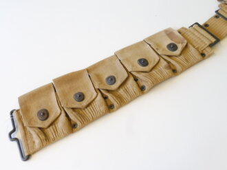 U.S.WWI Mills M1910 Dismounted Rifle Cartridge Belt