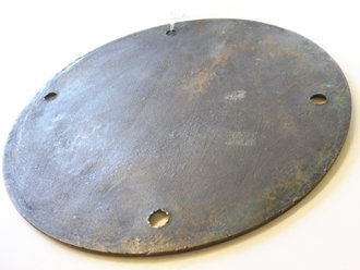 Preussen, Lokomotivplakette Messing K.P.E.V. ( Königlich Prussischer Eisenbahn Verwaltung) Durchmesser 25cm, Gewicht