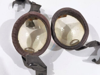 Brille zur Pferdegasmaske Wehrmacht, Band abgerissen