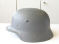 Dänemark, Stahlhelm Zivilschutz, aus umlackierter Stahlhelmglocke der Wehrmacht