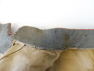 1. Weltkrieg, feldgraue Ulanka UR6 für Mannschaften M10. Kammerstück datiert 1915. Getragenes Stück, Schulterbreite 44 cm, Armlänge 60 cm