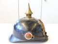 1. Weltkrieg Bayern, Ersatzpickelhaube , Korpus aus Blech, dieser alt überlackiert