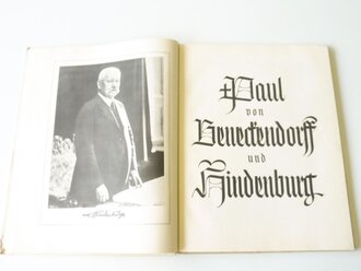 Paul von Benertendorf und Hindenburg, 95 Seiten, Maße 27 x 35 cm