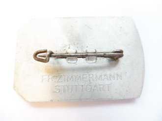 Leichtmetallabzeichen Gautag der NSDAP Württemberg-Hohenzollern Stuttgart 1937