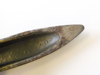 Bundeswehr Klappspaten datiert 1968 in Hülle