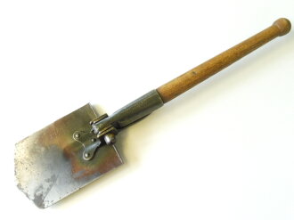 Bundeswehr Klappspaten datiert 1968 in Hülle