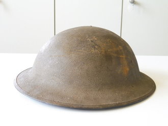 U.S. WWI, M1917 steel helmet, complete with liner and chin strap