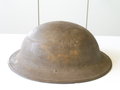 U.S. WWI, M1917 steel helmet, complete with liner and chin strap