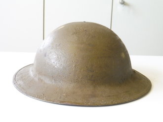 U.S. WWI, M1917 steel helmet, complete with liner and chin strap