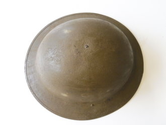 U.S. WWI, M1917 steel helmet, complete with liner and chin strap