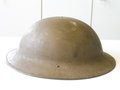 U.S. WWI, M1917 steel helmet, complete with liner and chin strap