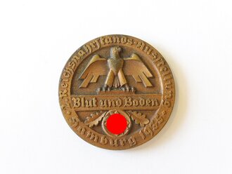 Reichsnährstand , Bronzene Medaille " Butter" Reichsnährstand Ausstellung Hamburg 1935" 38mm, nicht tragbar, im Etui