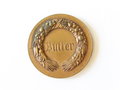 Reichsnährstand , Bronzene Medaille " Butter" Reichsnährstand Ausstellung Hamburg 1935" 38mm, nicht tragbar, im Etui