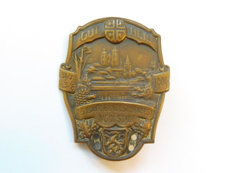 Abzeichen 13. Bayrisches Bundesturnfest Ingolstadt 1909...