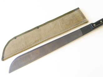 U.S.M.C.Machete, M-1942 dated 1943 in canvas scabbard, 1945 dated. Most likely a REPRODUCTION from the 1970´s