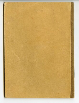Mitgliedsbuch der Fachschaft Bühne in der  Reichstheaterkammer einer Sängerin 1933
