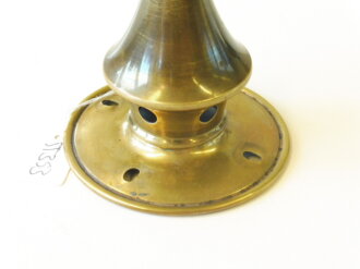 Spitze für eine Pickelhaube, Messing, nicht abschraubbar