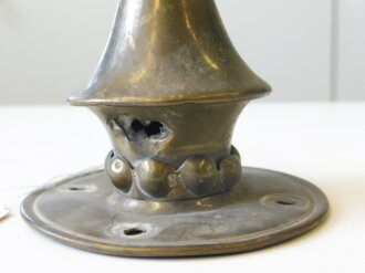 Spitze für eine Pickelhaube, Messing, nicht abschraubbar