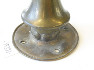 Spitze für eine Pickelhaube, Messing, nicht abschraubbar