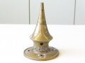 Spitze für eine Pickelhaube, Messing, nicht abschraubbar